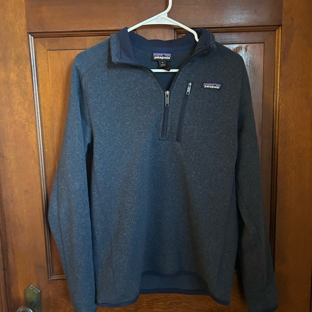 •Patagonia• men’s navy better sweater quarter zip - Picture 2 of 4